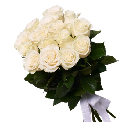 Букет 15 белых роз